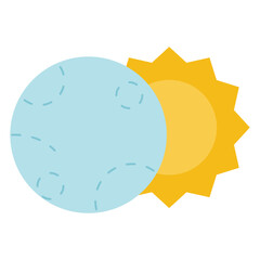 solar eclipse icon