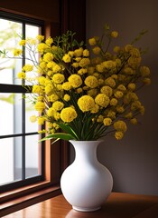 flowers in vase