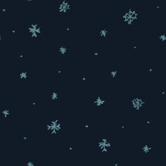 Snow Christmas New Year funny blue pattern