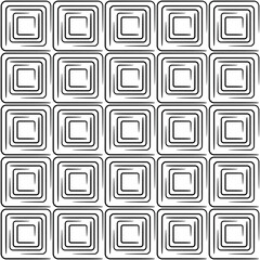 The pattern is seamless. Geometry. Doodle. seamless pattern with squares