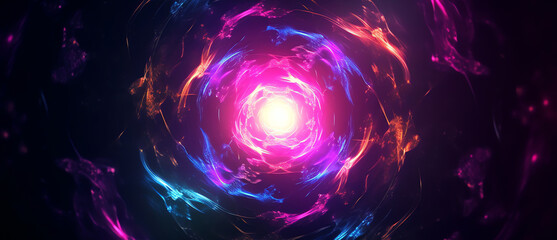 Space colors, AI generated