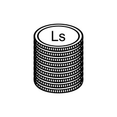 Latvia Currency Symbol, Latvian Lats Icon, LVL Sign. Vector Illustration