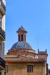 Exterior architecture feature in Valencia, Spain