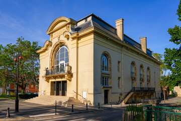 Italian-style Municipal Theatre of Coulommiers in the French department of Seine et Marne in Paris...
