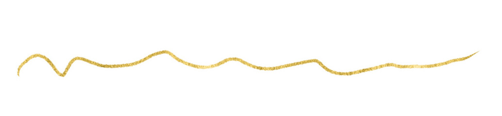 Gold Paint Brush Stroke