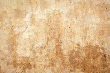 Light brown vintage wall in closeup
