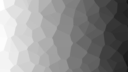 Black and white abstract background of low poly. Abstract low poly background. Black and white low poly banner with triangle shapes background.