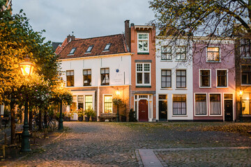 Landscape of the city of Leiden, Netherlands