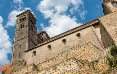 Fototapeta na wymiar St. Servatii Church (Stiftskirche St. Servatii) Quedlinburg Saxony-Anhalt Germany