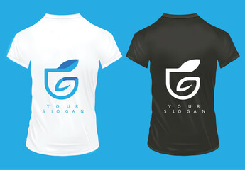  G  letter T shirt design with creative idea