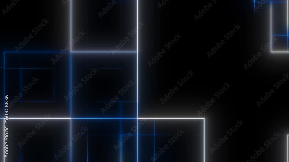 Aufkleber digital lines circuit animation glowing lines moving in a loop information technology animated backg