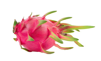 Dragon fruit, pitaya on transparent png