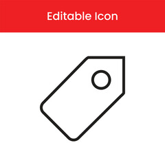 Price tag icon, Price tag outline icon, Price tag vector icon