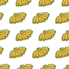 Banana seamless pattern