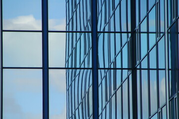 Glass building in Amsterdam