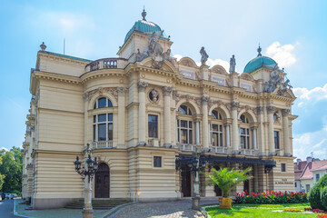 Juliusz Słowacki Theater in Krakow - obrazy, fototapety, plakaty