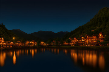 Obraz premium view of lake bled the country