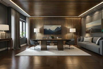 Fototapeta premium modern living room