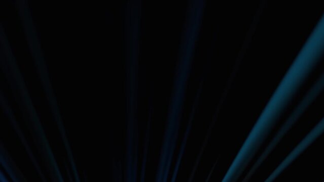 Neon laser blue light ray. Disco music abstract background animation
