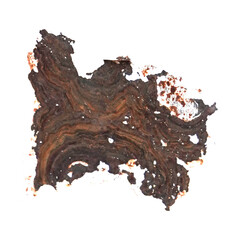photograph of rust that forms on old and dirty metal