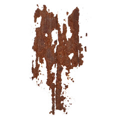 photograph of rust that forms on old and dirty metal
