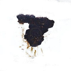 photograph of rust that forms on old and dirty metal