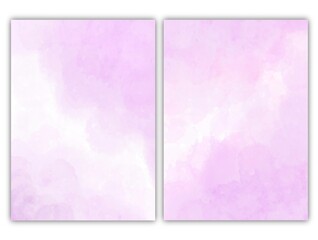 abstract watercolor background in pink colors, template collection