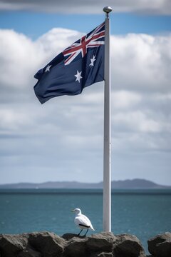 flags on the sea HD 8K wallpaper Stock Photography Photo Image