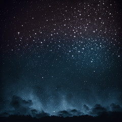 Stars background for National Space Day or World UFO Day. Night starry sky and clouds for astronomy nature banner. Generative AI
- 609132198