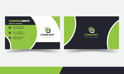 Modern trendy creative  business card design 