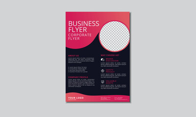 Corporate business flyer template design, marketing, business proposal, promotion, advertise, publication, Business brochure flyer design a4 template, abstract business flyer and creative design,