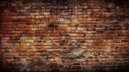 Old brick wall texture background. Brick wall texture background.generative  ai