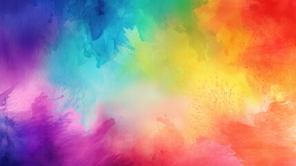 abstract multi-colored bright background, watercolor. Generative AI