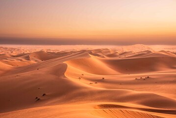 Fototapeta na wymiar Empty Quarter Desert scene