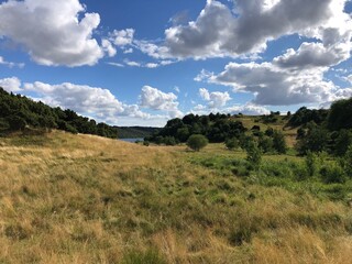 clouds over the mountains