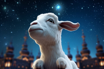 Generative AI Creates Adorable Goat in 3D - Eid ul Azha