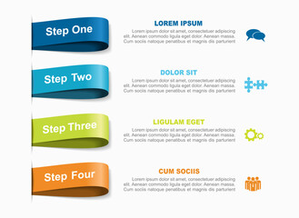 Infographic design template with place for your data. Vector illustration.