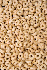 patterns of food: cirlce shaped cereal