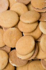 patterns of food: vanilla wafers