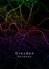 Dresden Germany City Map
