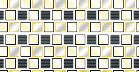 Modern squares and grids seamless pattern