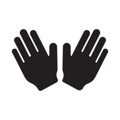 hand icon logo vector design template