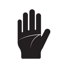 hand icon logo vector design template