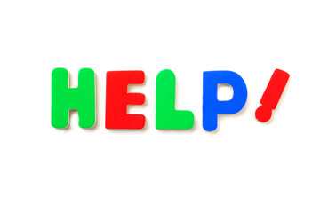 Colorful Letters Spell the Word 