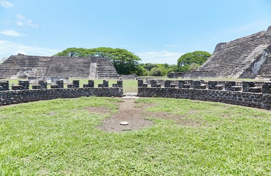 The Totonac ruins of Cempoala, Veracruz, Mexico, once visited by Hernan Cortes