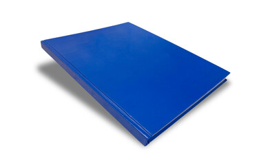 Blank Cover Book on white background.
