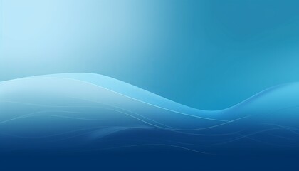 blue gradient background with curves