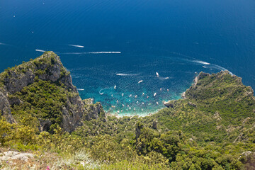 Capri, wyspa w zatoce Neapolitańskiej © Grzegorz
