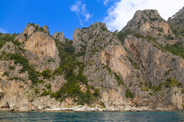 Fototapeta na wymiar Capri, wyspa w zatoce Neapolitańskiej