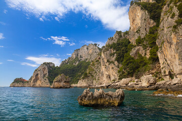 Capri, wyspa w zatoce Neapolitańskiej © Grzegorz